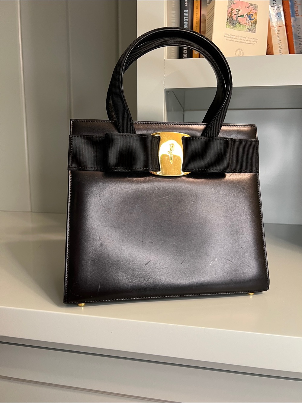 Salvatore Ferragamo Vara Ribbon 2 way Handbag shoulder bag - Picture 3 of 14